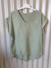 Frederic linen tee
