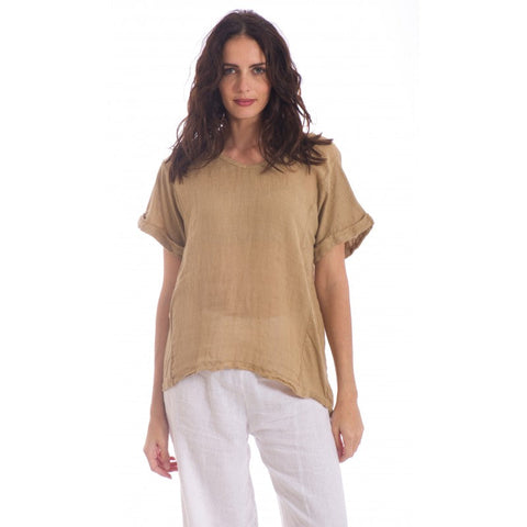 Frederic linen tee