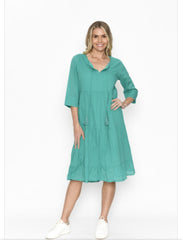 Amber Solid Dress