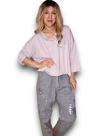 Button sleeve maxi dress