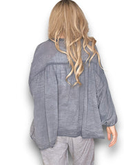 Grey Frill Tunic
